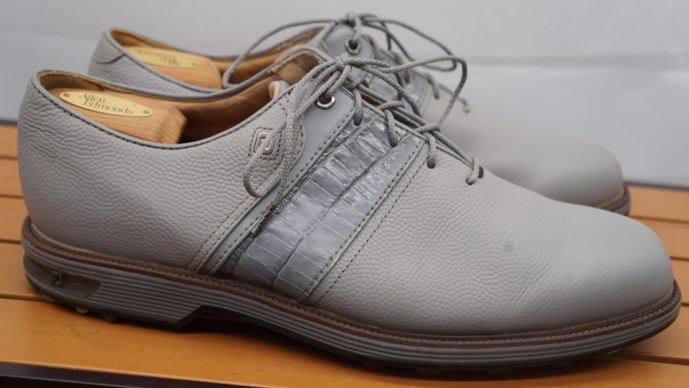 FootJoy Dryjoys Premiere Series Packard Golf Shoes Gray Size 11
